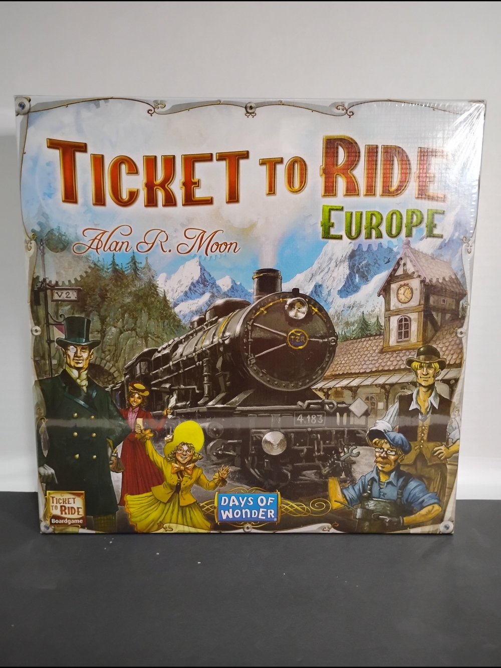 Ticket to Ride: Europe Board Game - Black Locomotive Artwork